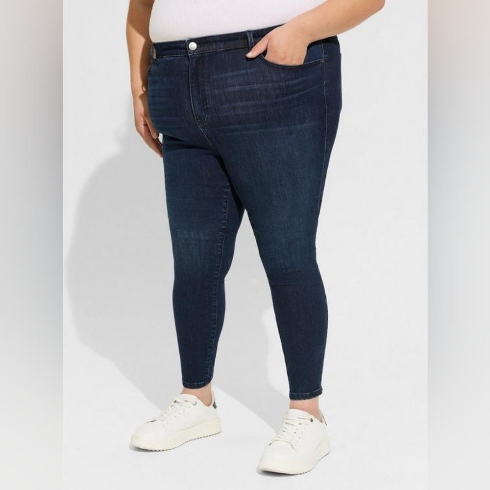 Midfit jeans super skinny, super soft, new moon color, 16 t